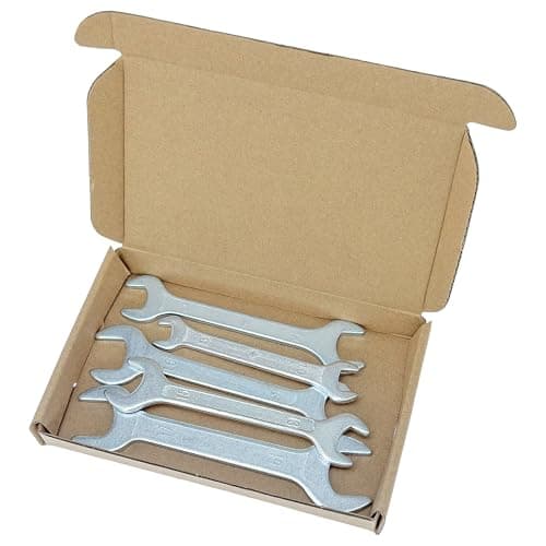 Image of DDHOMIN 5 Pieces Double Open-End Spanner Set – Wrenches Suitable for 8mm,10mm,12mm,13mm,14mm,15mm,16mm,17mm and 19mm