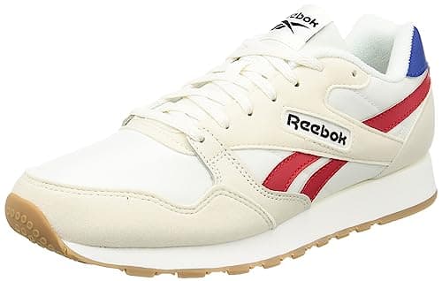 Image of Reebok Men Ultra Flash Sneaker, Chalk/Alabaster/Vector Red, 5