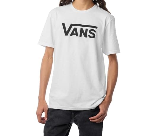 Image of Vans Classic Drop V SS Crew Tee-B, White and Black, L