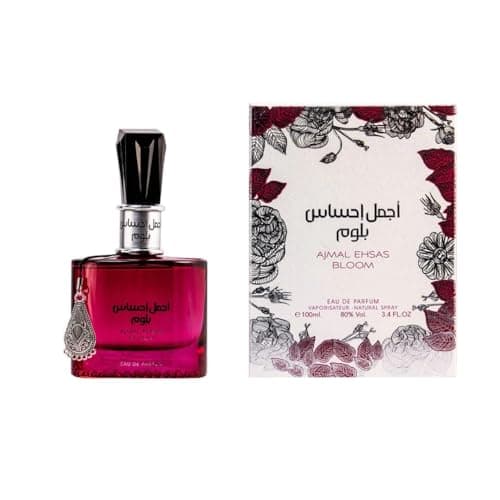 Image of Ajmal Ehsas Bloom Eau de Parfum 100ml, Floral Sweet Fruity Perfume, Long Lasting Elegant Women’s Fragrance