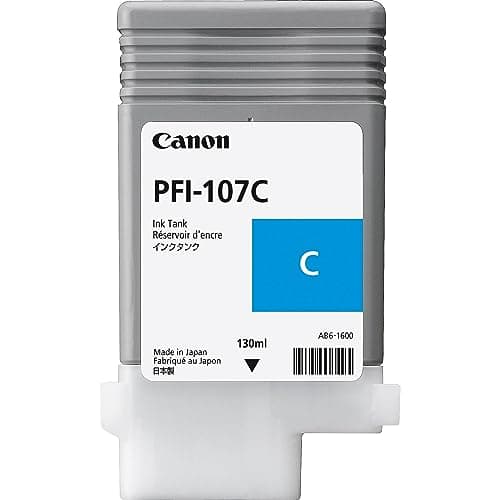 Image of Canon 107 130 ml Ink Cartridge - Cyan