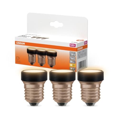 Image of Osram LED Flat Lamp, Advantage Pack of 3 Ultra-Compact Lamps, Replaces Classic 28W Bulbs, 3.5W, Warm White (2700K), Matte Glass, E27