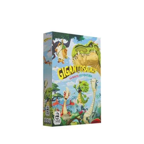 Image of Cranio Creations - Gigantosaurus: The Adventure Game (2-4 Players, Ages 3+) Directly From the TV Series, Italian Edition