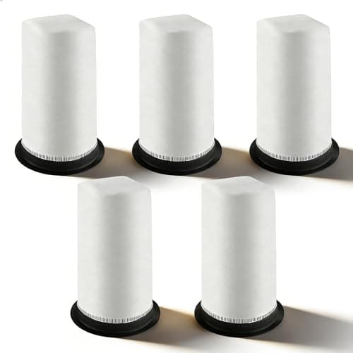 Image of 5-Pack Replacement Pods Compatible with Henry Quick HEN100, Numatic Quick NQ100 and Hetty Quick Cordless Stick Vacuum Cleaners, Self-Sealing Dust & Filter Hoover Bags with Multi-Layer Filtration