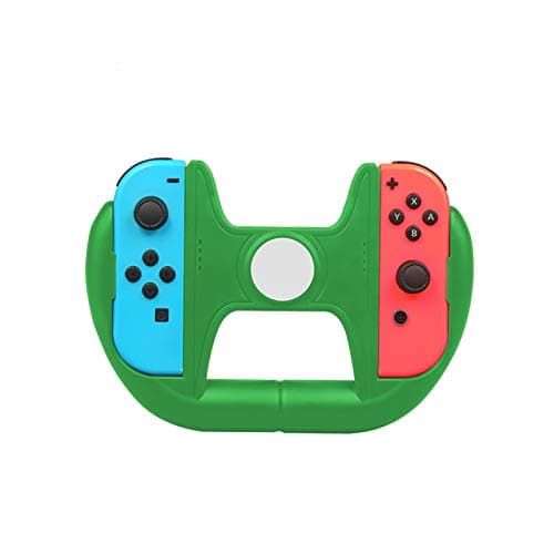 Image of Steering Wheel Compatible with Nintendo Switch JoyCon,Suitable for The Mario Kart Live:Home Circuit Game & Luigi Set Edition (Green)