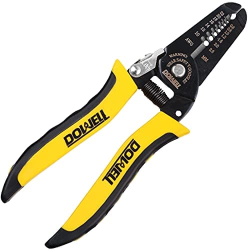 Image of DOWELL 10-22 AWG Wire Stripper Cutter Wire Stripping Tool And Multi-Function Hand Tool,Professional Handle Design And Refined Craftsmanship.
