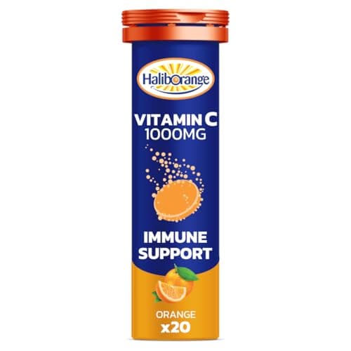 Image of Haliborange Seven Seas Effervescent Vitamin C Tablets, Orange, 20 count