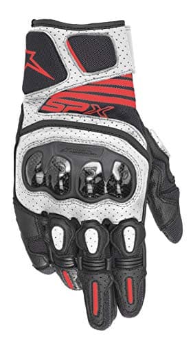 Image of Alpinestars Sp X Air Carbon V2 Glove Black White Red Fluo, Black/White/Red, M 35673191231- M