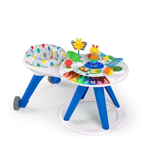 Image of Baby Einstein Around We Grow 4-in-1 Walker, Discovery Activity Center and Table, Age 6 Months and up
