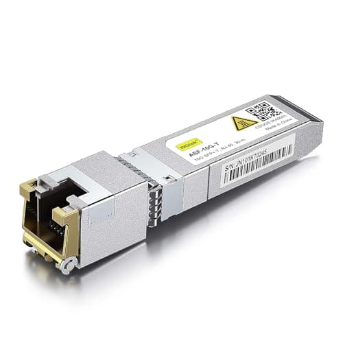 Image of 10Gtek 10Gb SFP+ RJ45 Copper Module 30-meter, 10GBase-T SFP+ Transceiver Compatible for Cisco SFP-10G-T-S, Ubiquiti UniFi UF-RJ45-10G, Netgear, Mikrotik S+RJ10, TP-Link, D-Link