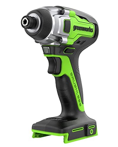 Image of Greenworks 24V Brushless Cordless Impact Driver Kit, 2650in./lbs Torque, Variable Speed-Battery and Charger Sold Separately, Green
