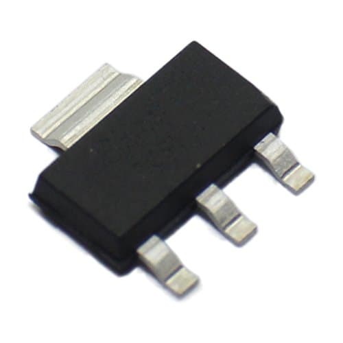Image of 5X AZ1117CH-5.0TRG1 IC: Voltage Regulator LDO,Linear,Fixed 5V 1.35A SOT223 SMD