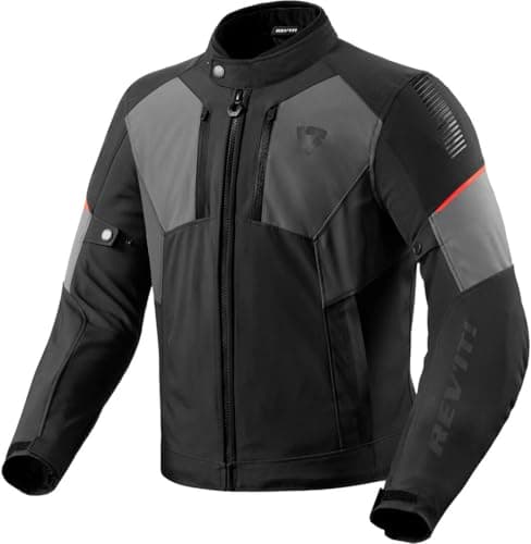 Image of REV'IT! Revit Catalyst H2O Motorcycle Textile Jacket, black/grey, M