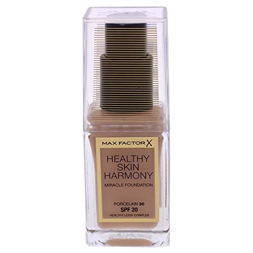 Image of Healthy Skin Harmony Miracle Foundation SPF 20-30 Porcelain by Max Factor for Women - 1 oz Foundation, beige, (Pack of 1)