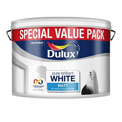 Image of Dulux Matt Paint, 7 L - Pure Brilliant White