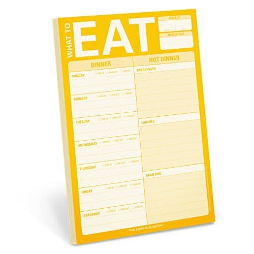 Image of What to Eat Pad With Magnet by Knock Knock (January 1, 2011) Mass Market Paperback
