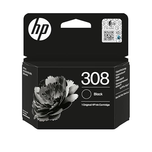 Image of HP 308 Black Original ink cartridge