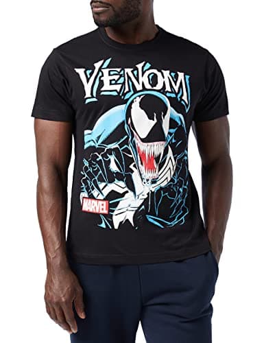 Image of Marvel Men's Venom Anthihero T Shirt, Black (Black Blk), M UK