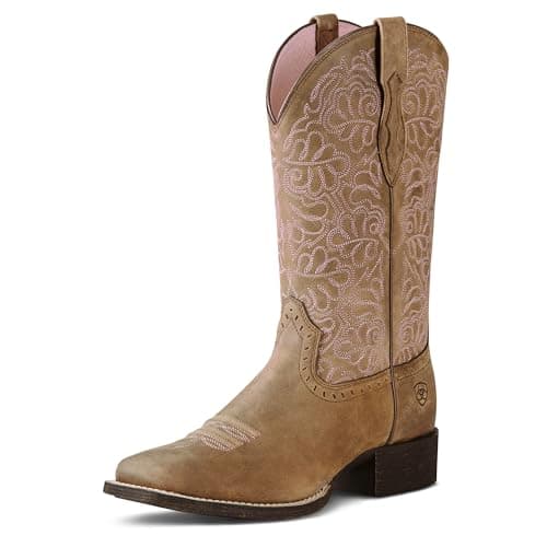 Image of ARIAT Women's Round Up Remuda Western Boot, Brown Bomber, 5 UK