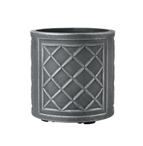 Image of Stewart 5107031 32 cm Round Lead Effect Planter - Pewter
