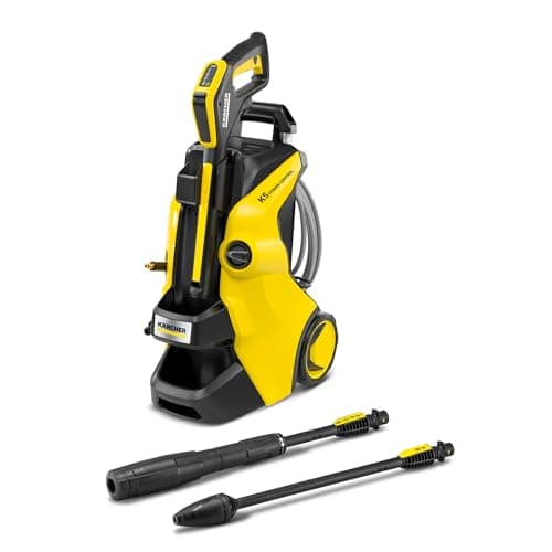 Image of Kärcher K 5 Power Control Flex Pressure Washer, pressure: max. 145 bar, flow rate: 500 l/h, area coverage: 40 m²/h, water filter, weight: 13 kg, high-pressure Flex hose, dirt blaster, spray lance