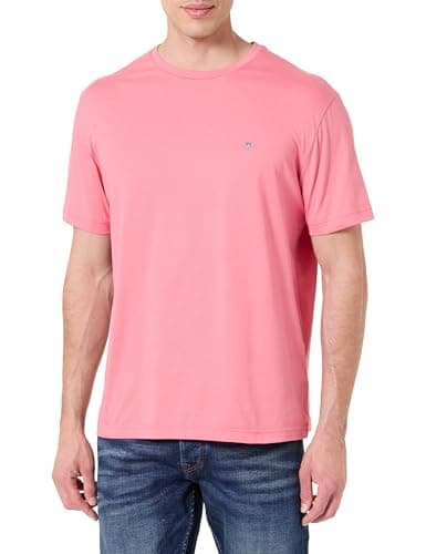 Image of GANT Men's Reg Shield Ss T-Shirt, Rose Pink, XL