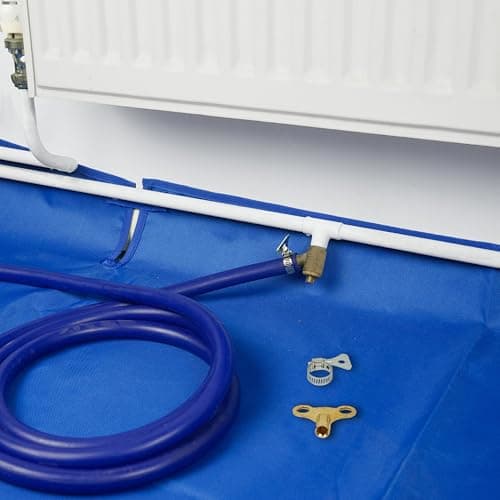 Image of Radiator Drain Down Hose Kit 10m – Heavy Duty TPU Rubber, 5 Bar Working Pressure, Includes Bleed Key & 2 Jubilee Clips