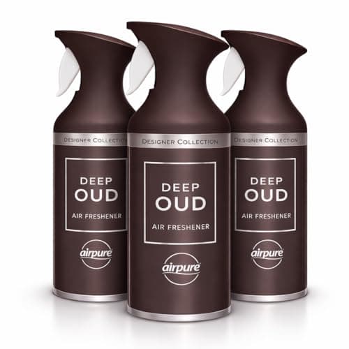Image of Airpure & Fresh Trigger Spray 250ML | Room & Fabric Freshener | Long-Lasting Home Fragrance | Available in Deep Oud, Fresh Linen & True Romance (Deep Oud)