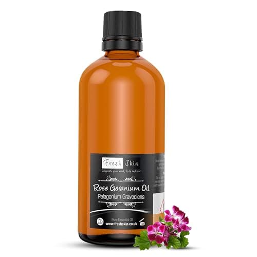 Image of freshskin beauty ltd | Rose Geranium Essential Oil 100ml - 100% Pure & Natural Essential Oils