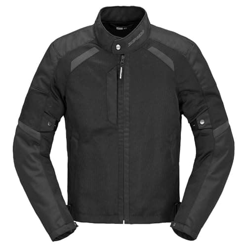Image of SPIDI Men's Tek Net Motorcycle Jacket Tour Jacket, black, S