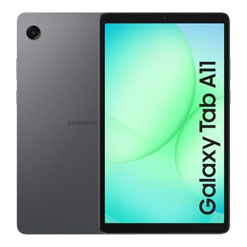 Image of Samsung Galaxy Tab A11, Android Tablet, Sleek Design, 8.7'' Clear Display, 90Hz Smooth Motion, 128GB Storage, 8GB Memory, Dolby Dual Speakers, Grey, 3 Year Extended Warranty (UK Version)