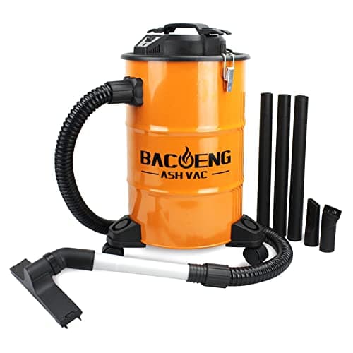 Image of BACOENG 20L Ash Vacuum Cleaner with Double Stage Filtration System, Advanced Ash Vac