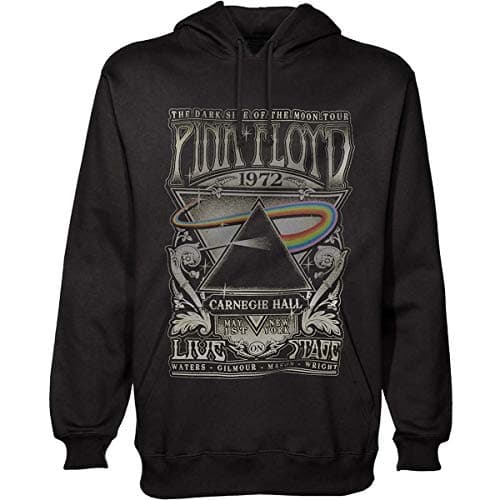 Image of Rock Off officially licensed products Pink Floyd Live at Carnegie Hall Official Unisex Hoodie Hooded Top (X-Large)