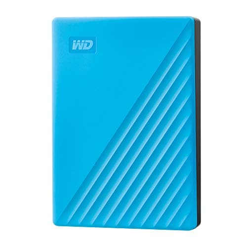 Image of WD 4TB My Passport portable external storage, external hard drive, USB 3.0, portable HDD with software for device management, backup and password protection, works with PC, Xbox &Playstation, Blue