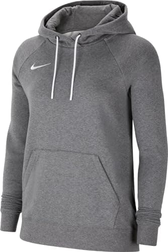 Image of NIKE Womens Nk Flc Park20 Po Hoodie Sweatshirt, Grey, M EU