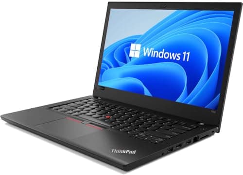 Image of Lenovo ThinkPad T480 Windows 11 Ultrabook - 14" Full HD Quad Core i5-8350U 8GB 256GB SSD HDMI WebCam WiFi PC Laptop (Renewed)