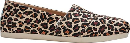 Image of TOMS Women's Alpargata CloudBound Espadrille Loafer Flat, Beige Leopard Print, 4 UK