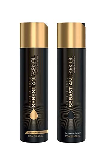 Image of Sebastian Professional Dark Oil Lightweight Shampoo 250ml and Conditioner 250ml