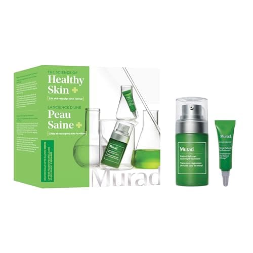 Image of Murad Retinal Trial Kit (Worth £73) - Lift and Resculpt with Retinal 2-Piece Trial Kit - Anti-Aging Set Encapsulated Retinal - Retinal Serum 15ml, Retinal Eye Cream 3.5ml