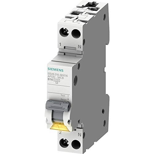 Image of Siemens 5SV60166KK16 Fire Safety Switch Fuse Size = 1 2-Pin 16A 230V