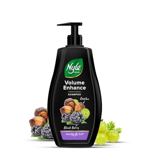Image of Naturals Volume Enhance Anti Hairfall Shampoo, With Reetha And Blackberry, Gentle and soft shampoo, PH balanced and Paraben free, 800ml