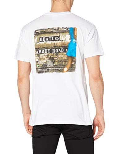 Image of The Beatles Abbey Road T-Shirt White L
