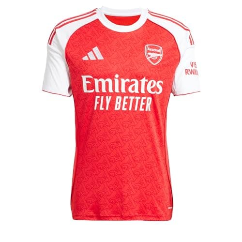 Image of adidas Mens Arsenal Home Shirt 2025 2026 Red/White 3XL
