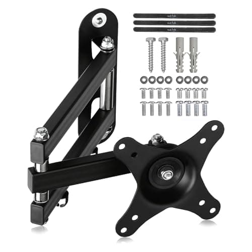 Image of Suptek TV Wall Bracket Mount Swivel and Tilt for Most 15"-32" LED, LCD, OLED Flat Screen TVs and Monitors with VESA 75x75-100x100mm up to 13kg Full Motion Monitor Wall Bracket MA2720