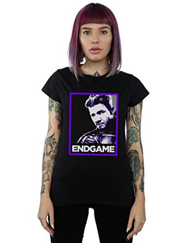 Image of Marvel Women's Avengers Endgame Hawkeye Poster T-Shirt Black Small