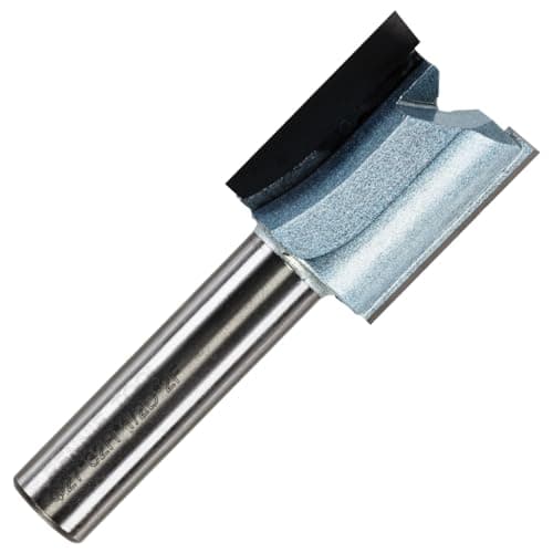 Image of Rennie Tools - 27mm Cutting Diameter x 32mm Flute x 1/2" Shank TCT Tipped 2 Flute Straight Router Cutter Bit. Compatible With Makita Trend Festool Hikoki Dewalt Router Etc. 27mm Router Bit