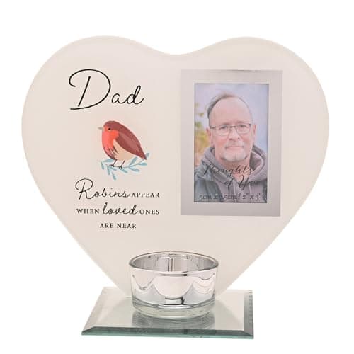 Image of Thoughts of You Tea Light Holder with Photo - Dad - TY387D