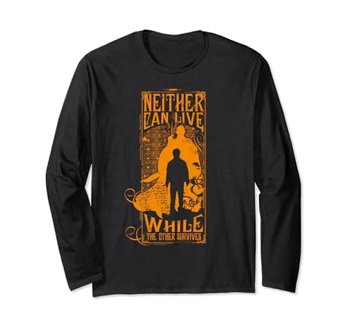 Image of Harry Potter Neither Can Live Long Sleeve T-Shirt