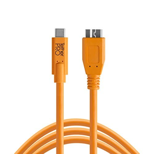 Image of Tether Tools CUC3315-ORG USB Cable 4.6 m USB 3.2 Gen 1 (3.1 Gen 1) USB A Micro-USB B Orange