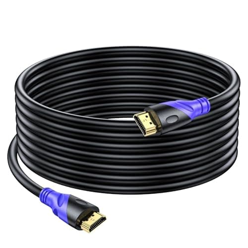 Image of Rommisie 4K/60HZ HDMI Cable 7M (HDMI 2.0,18Gbps) Ultra High Speed Gold Plated Connectors,Ethernet Audio Return,Video 4K,FullHD1080p 3D Compatible with Blu-Ray,TV, Playstation, PS3, PS5, PC, HDTV